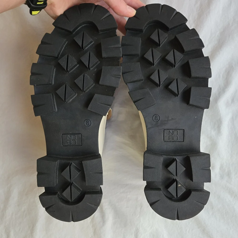 No Boundaries sz 8 Lug Loafer's Chunky Sole Shell 90s y2k - like new! - Picture 7 of 8
